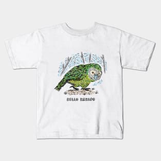 Hello Kakapo Kids T-Shirt